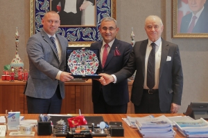 Macaristan'ın İstanbul Başkonsolosu Laszlo Keller Kütahya'da