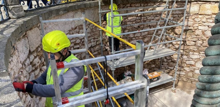 Sultanahmet Meydanı'ndaki Yılanlı Sütun restore ediliyor