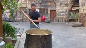 Şanlıurfa haberleri | Siverek'te bulgur kaynatma geleneği şenlikle yaşatılıyor