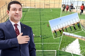 BAŞKAN ÖZYAVUZ, KIRSALDAKİ GENÇLERİ HALI SAHALARLA BULUŞTURUYOR (1)