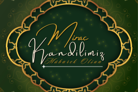 Yeşil Zarif Miraç Kandili Instagram Gönderisi