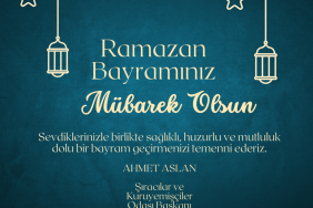 Lacivert Altın Ramazan Bayramı Kutlama Instagram Gönderisi