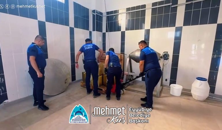 Gıdacılar Sitesinde faaliyet gösteren bir işletmede, İlçe Tarım Müdürlüğü ve Zabıta Müdürlüğümüz (1)