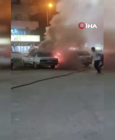 SİVEREK’TE PARK HALİNDEKİ OTOMOBİL YANDI, MAHALLEDE PANİK YAŞANDIŞanlıurfa’nın Siverek ilçesinde